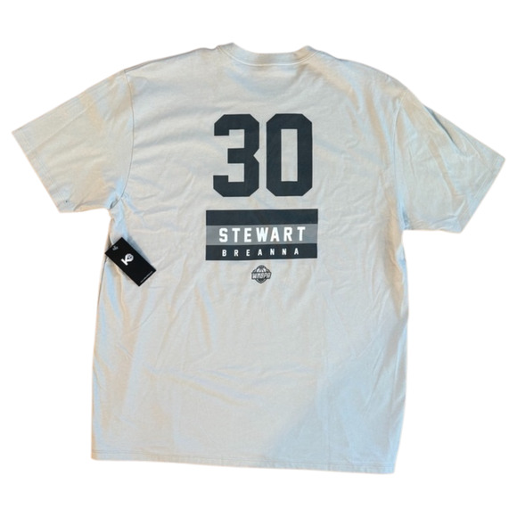 Breanna Stewart T Shirt XL NY Liberty #30 WNBA Basketball Kur8ted Stewie USA NWT - Picture 3 of 10